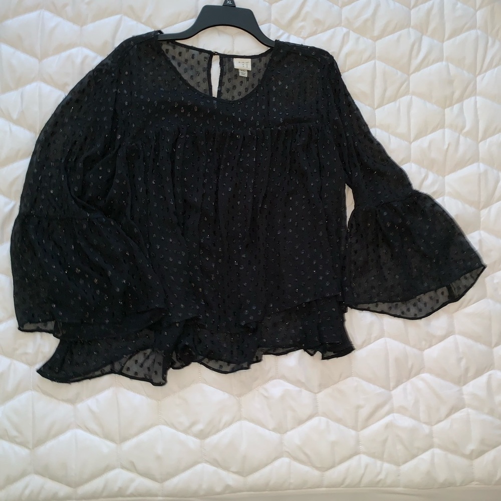 A New Day Flare Sleeve Blouse